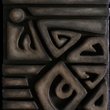 Sculptuur getiteld "NOBUHIDE MEIKYUU" door Zorya E Ordaz, Origineel Kunstwerk, Klei