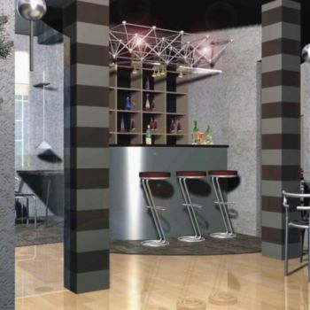 Digital Arts titled "Bar" by Herta, Original Artwork, Architecture