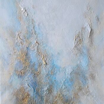 Malerei mit dem Titel ""AURA"" von Tiana Karapetian, Original-Kunstwerk, Acryl Auf Keilrahmen aus Holz montiert