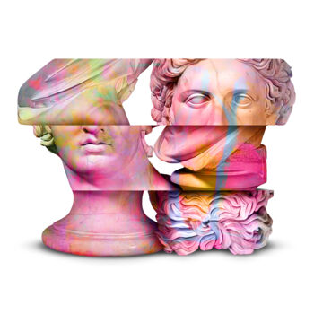 Digital Arts titled "Deconstruction" by José Luis Guerrero, Original Artwork, Digital Collage