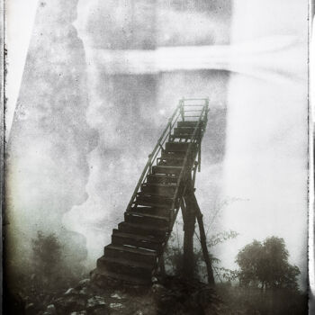 Photographie intitulée "Go up there." par Christian Sylvestre, Œuvre d'art originale, Photographie numérique