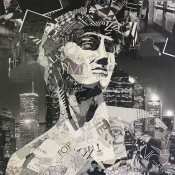 Collages titled "Night Moves" by Jim Hudek James Hudek, Original Artwork, Collages