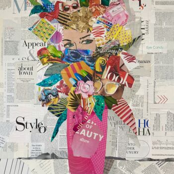 Collages titled "Flower Appeal" by Jim Hudek James Hudek, Original Artwork, Collages