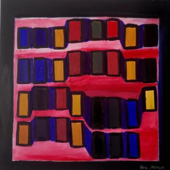 Peinture intitulée "Hommage à John Lenn…" par Safaa Abbaoui, Œuvre d'art originale, Acrylique Monté sur Châssis en bois