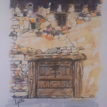 Drawing titled "rural sketcher colo…" by Ipiña, Original Artwork, Ink