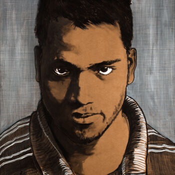 Painting titled "Bengla3" by Baptiste Laurent, Original Artwork, Acrylic