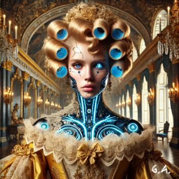 Arte digital titulada "Cyber-Rococo Russia…" por Gaboriau Gérald, Obra de arte original, Imagen generada por IA