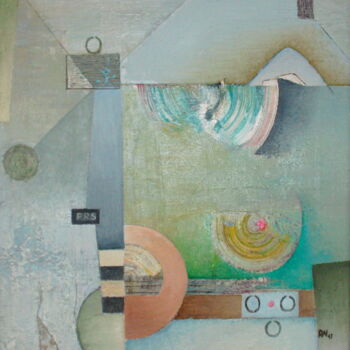 Painting titled "PRS0000" by Reiner Makarowski, Original Artwork, Oil