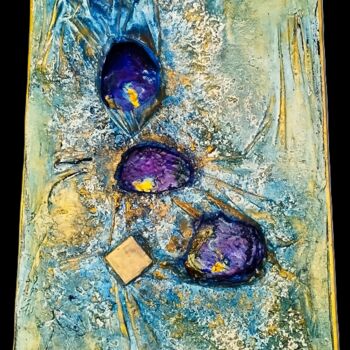 Peinture intitulée "Tableau contemporai…" par Séverine Joly (Carré comme Orange), Œuvre d'art originale, Acrylique Monté sur…