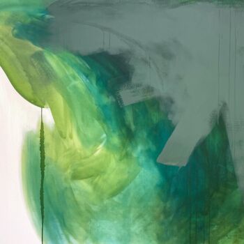 绘画 标题为“Green Breeze” 由Cheryl Harrison, 原创艺术品, 丙烯