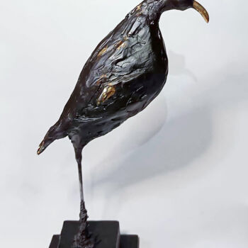 Sculpture intitulée "Bird" par Lionel Le Jeune, Œuvre d'art originale, Argile