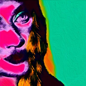 Arte digital titulada "CJ'S POP ART - EMER…" por Alexandra Bloodworth, Obra de arte original, Foto-montaje