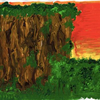 Painting titled "Venezuela." by Götz Wiedenroth, Original Artwork, Acrylic