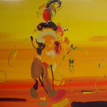 제목이 "moderato cantabile"인 미술작품 Rob Arbouw로, 원작, 기름