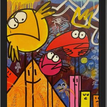 Peinture intitulée "VOYAGE EN EGYPTE" par Pierre Colmain, Œuvre d'art originale, Acrylique Monté sur Châssis en bois