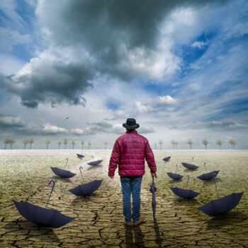 Photographie intitulée "Instabilités #7" par Alain Rappeneau, Œuvre d'art originale, Photographie manipulée Monté sur Alumin…
