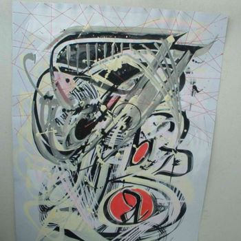 Drawing titled "Caligraphy" by Herta, Original Artwork, Other