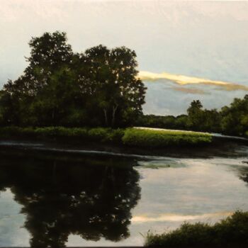 Peinture intitulée "The Beginning of th…" par Oleg Baulin, Œuvre d'art originale, Huile Monté sur Châssis en bois