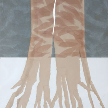 Printmaking titled "El Bosque 4" by Jesus Tejedor, Original Artwork, Engraving Mounted on Other rigid panel