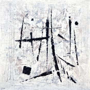 Malerei mit dem Titel "Semblance Aria" von Matthias Lupri, Original-Kunstwerk, Öl Auf Keilrahmen aus Holz montiert