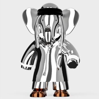 雕塑 标题为“Babolex Cheikh” 由Vincent Faudemer, 原创艺术品, 树脂