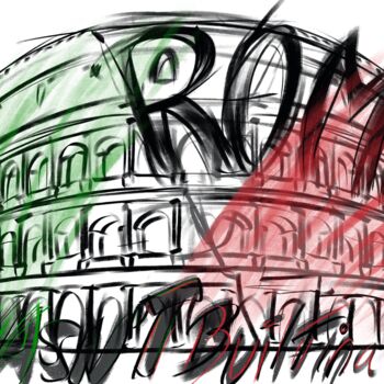 Arts numériques intitulée "Ro ma" par Voy, Œuvre d'art originale, Peinture numérique