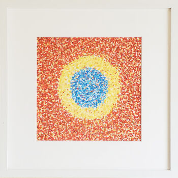 Peinture intitulée "Petites lueurs arde…" par Julien Gavard, Œuvre d'art originale, Marqueur