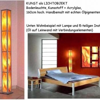Malarstwo zatytułowany „Bodenleuchte” autorstwa Anita Burnaz, Oryginalna praca