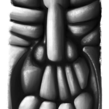 Digital Arts titled "Tik's 003" by Sébastien Gaonach, Original Artwork, Digital Painting