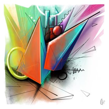 数字艺术 标题为“Peak” 由Sébastien Gaonach, 原创艺术品, 数字油画