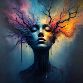 Digital Arts titled "PSYCHOLOGIST IS DRE…" by Ocy-Say, Original Artwork, Digital Painting