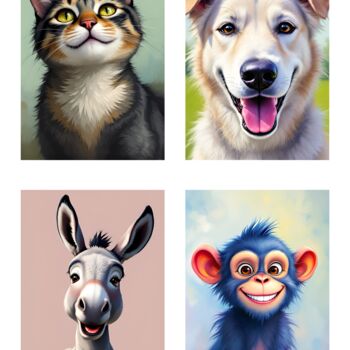 Digital Arts titled "SMILE 7" by Ocy-Say, Original Artwork, Digital Painting