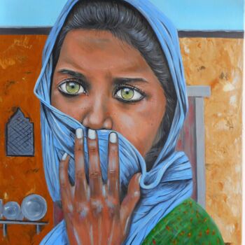 Painting titled "Dreams of liberty /…" by Christophe Clement, Original Artwork, Acrylic Mounted on Wood Stretcher frame