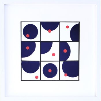 Collages intitulée "Petit mouvement ble…" par Julien Gavard, Œuvre d'art originale, Collages