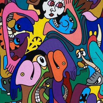 Drawing titled "“ T’es pas tout seu…" by Philippe Pons, Original Artwork, Marker