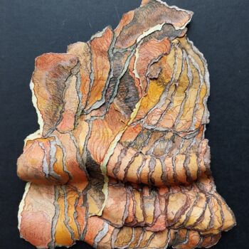 Collages titled "Scortea 11 - Espèce…" by Isabelle Stagg, Original Artwork, Collages Mounted on Other rigid panel