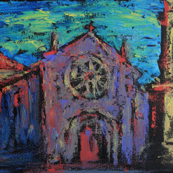 Peinture intitulée "St. Peter the Apost…" par Denis Kuvayev, Œuvre d'art originale, Acrylique Monté sur Châssis en bois