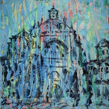 Painting titled "Convento de San Est…" by Denis Kuvayev, Original Artwork, Acrylic