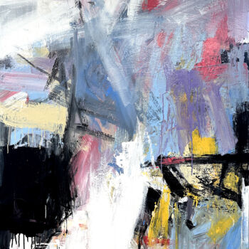 绘画 标题为“Abstract Confidenti…” 由Jim Hudek James Hudek, 原创艺术品, 丙烯