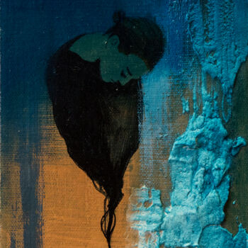 Painting titled "миниатюра. погружен…" by Andrei Iakovlev, Original Artwork, Oil