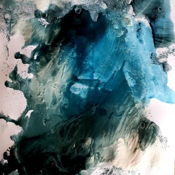 Painting titled "sans.!.!" by Chamartin, Original Artwork, Acrylic