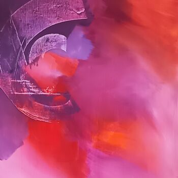 Pittura intitolato "MARS" da Michele Madeleine Guillot, Opera d'arte originale, Acrilico Montato su Telaio per barella in le…