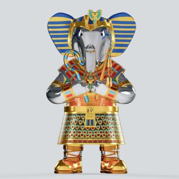 雕塑 标题为“Babolex pharaon col…” 由Vincent Faudemer, 原创艺术品, 树脂