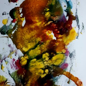 Peinture intitulée "...!" par Chamartin, Œuvre d'art originale, Acrylique