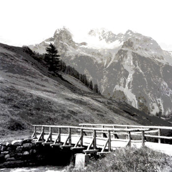 摄影 标题为“THE WOODEN BRIDGE” 由John Stanley, 原创艺术品, 电影摄影