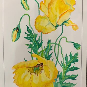 Painting titled "Art1" by Siyavash Chegeni, Original Artwork, Watercolor
