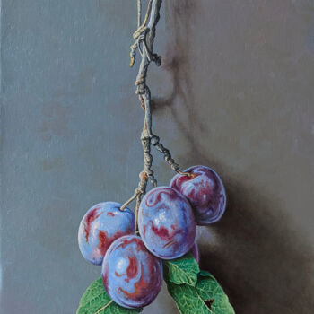 Painting titled "The Beauty of Simpl…" by Stepan Ohanyan, Original Artwork, Oil Mounted on Wood Stretcher frame