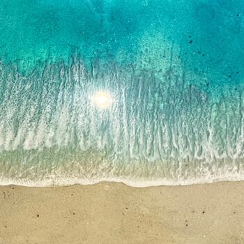 제목이 "Shallow Waters, Dee…"인 미술작품 Ana Hefco로, 원작, 아크릴 목재 패널에 장착됨