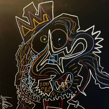 图画 标题为“Dessin spontané N°2” 由Aurélien Hild, 原创艺术品, 粉彩