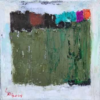 Painting titled "Boundaries of Nature" by Yeon-Gyeong Seo (Seo), Original Artwork, Oil
